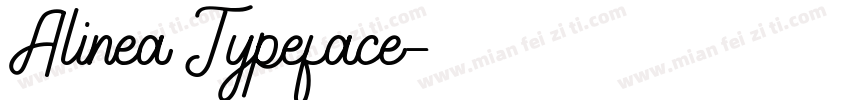 Alinea Typeface字体转换